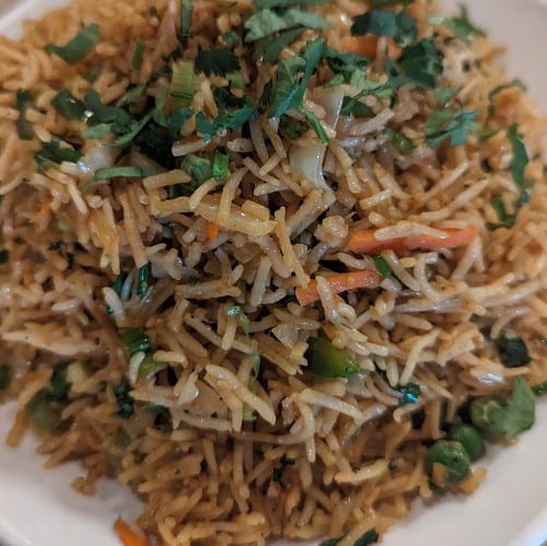 Veggie Biryani.