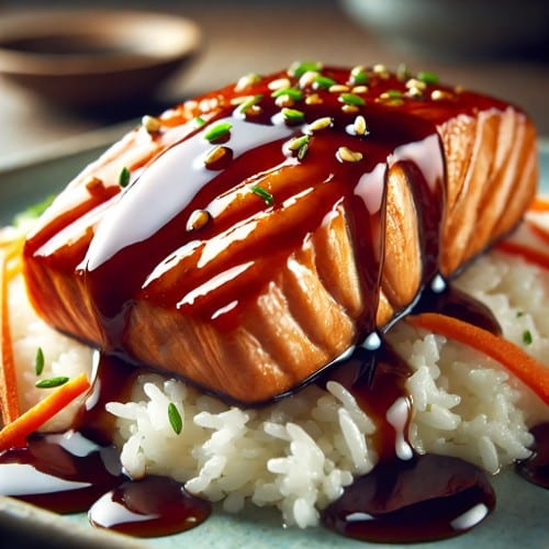 Salmon Teriyaki.