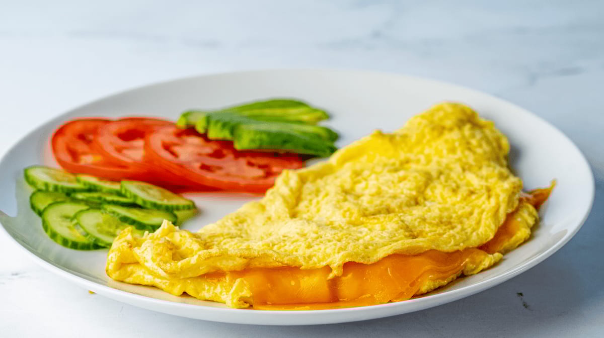 Egg & Cheese Omelette.