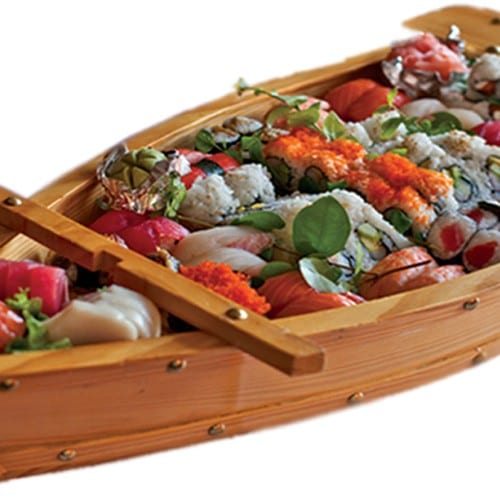 Fune-Mori Boat For 4 Platter (78 Pieces).