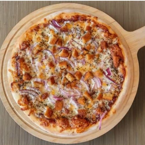 BBQ Chicken Pizza.