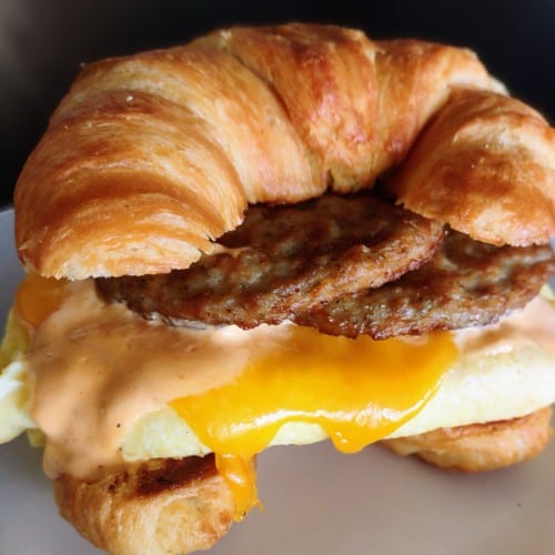 Croissant Sandwich.