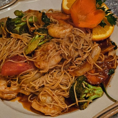 Thai Basil Speghetti.