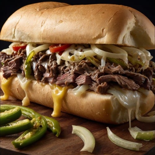 Deen's Cheesesteak - House Specialty Sandwich.