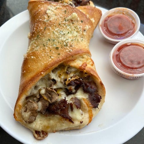Cheese Steak Stromboli.