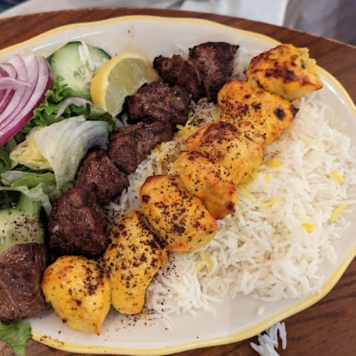 Super Soltani Chenjeh Kabob.