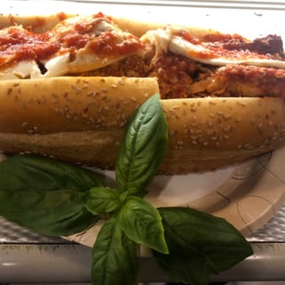 Chicken Cutlet Parmigiana Hero