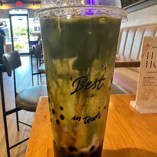 Matcha Brown Sugar  Latte.