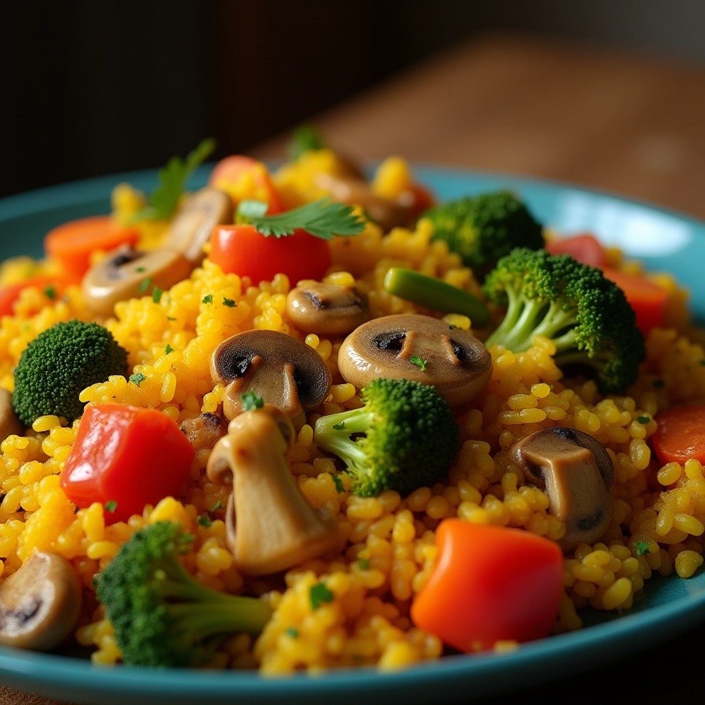 Paella Vegetariana.