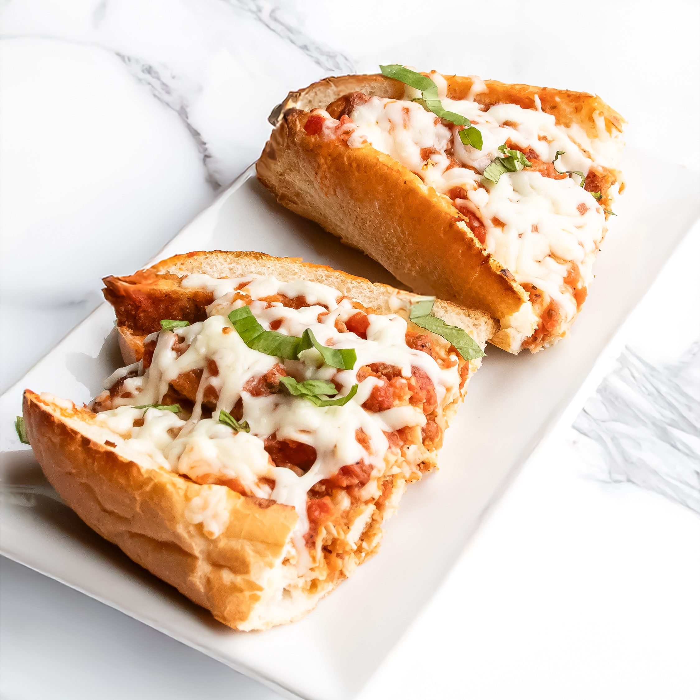 Chicken Parmesan Hero.