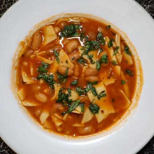 Pasta Fazool Soup.
