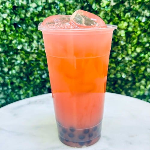 Dragon Fruit Yogurt Tea.