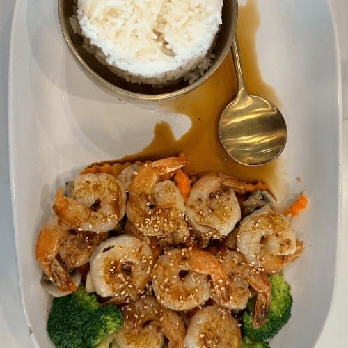 Shrimp Teriyaki.