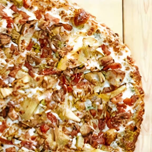 Chicken Pesto Pizza.