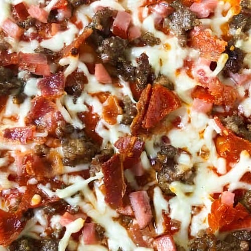 Meat Pizza.
