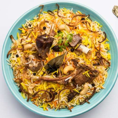 Lamb Biryani.