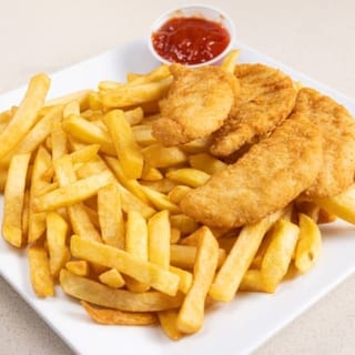 Kids Chicken Fingers with French Fries