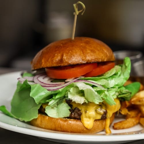 Bacon/Cheddar Burger.