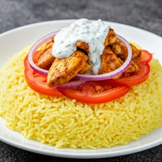Chicken Gyro Over Rice