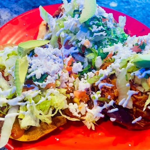 Grilled Steak Tostadas.