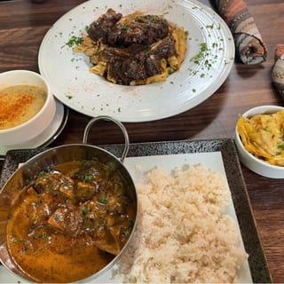 Goat Curry Plate