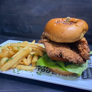 Crispy chicken sandwich