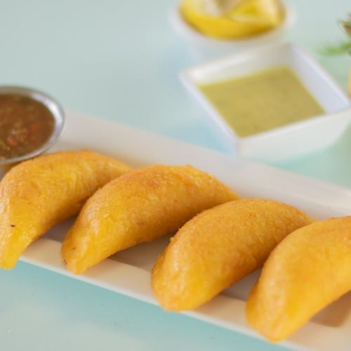 Pork & Rice Empanada.