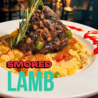 Smoked Lamb Shank