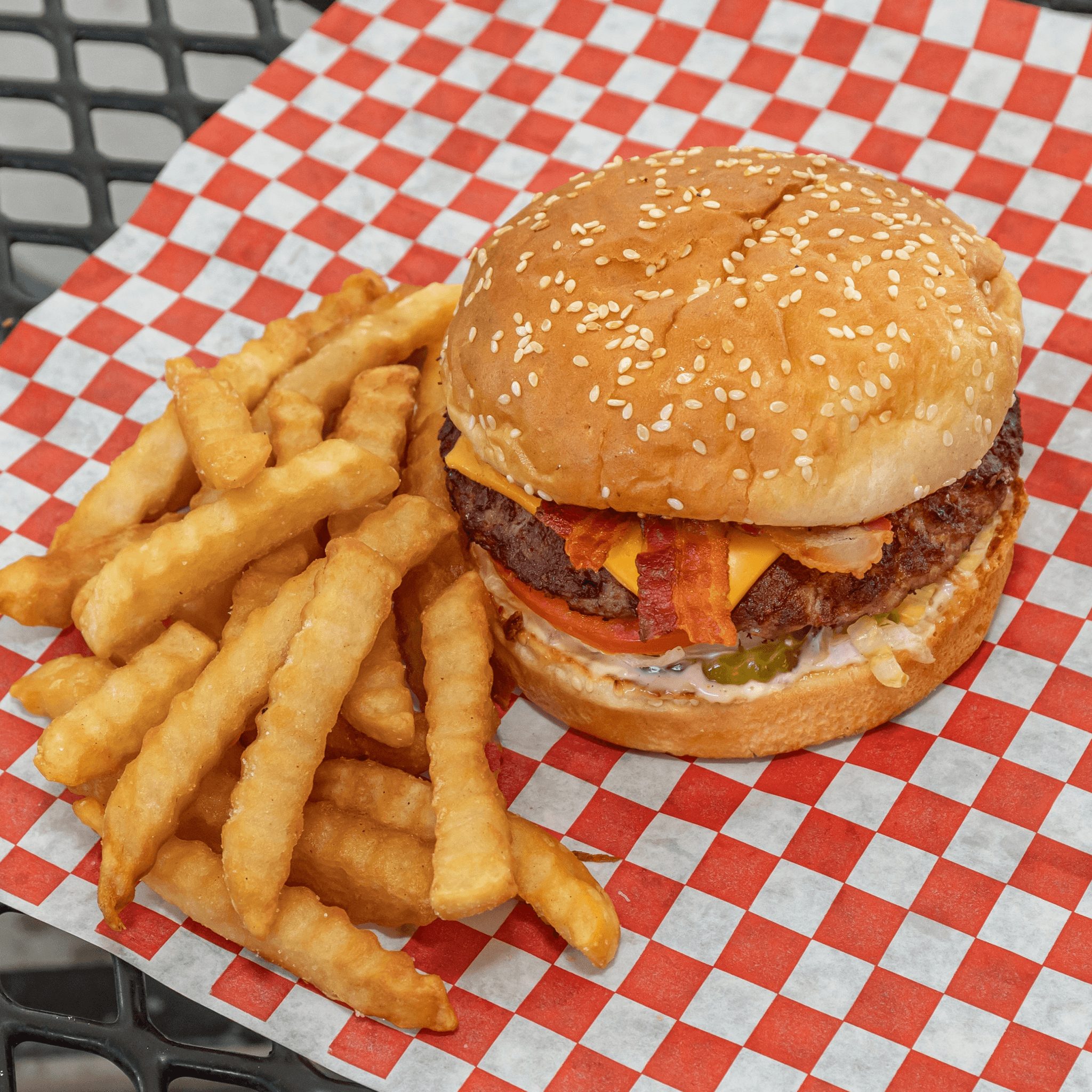 Double Bacon Cheeseburger.