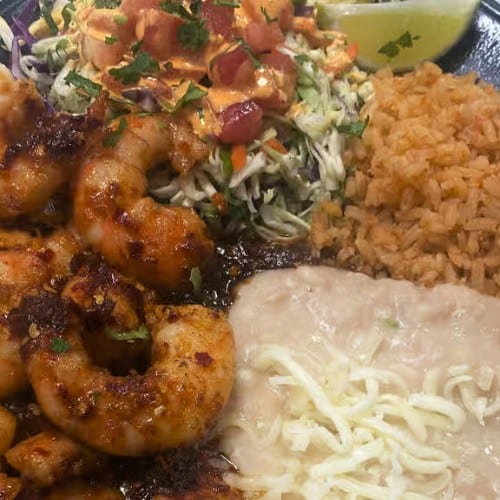 Shrimp Ala Mexicana.