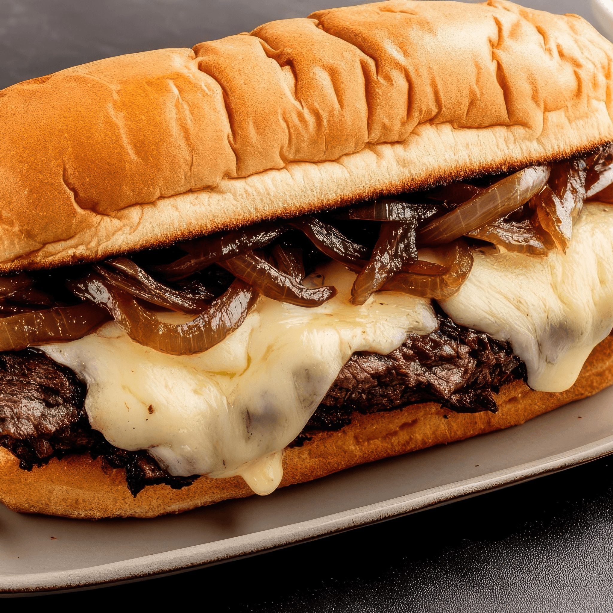 1. Plain Steak & Onions Sandwich.