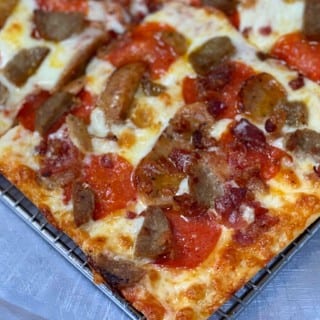 Meat Lovers Pizza - Square Pie.