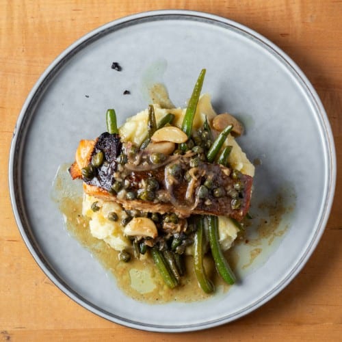 Roasted Atlantic Salmon.