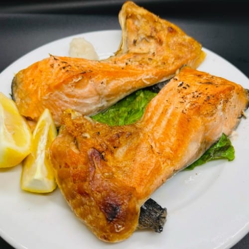 6. Salmon Kama - 1 pc Appetizer.