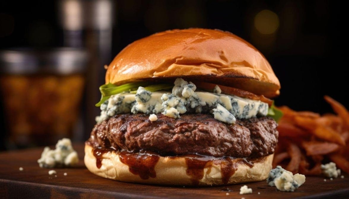 Black and Blue Burger.