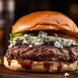 Black and Blue Burger