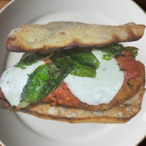 Chicken Ala Vodka Sandwich.