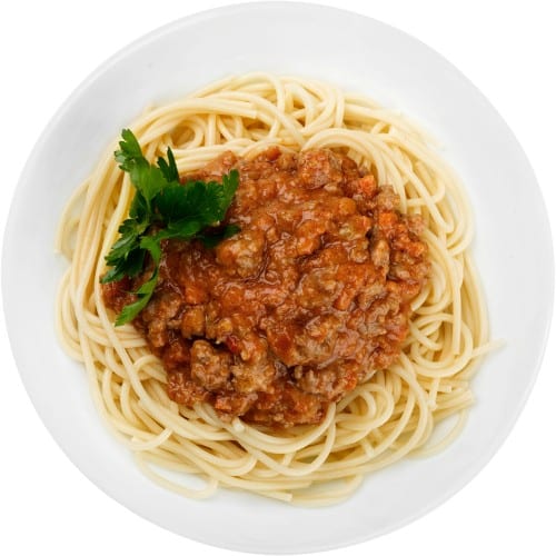Spaghetti Bolognese.