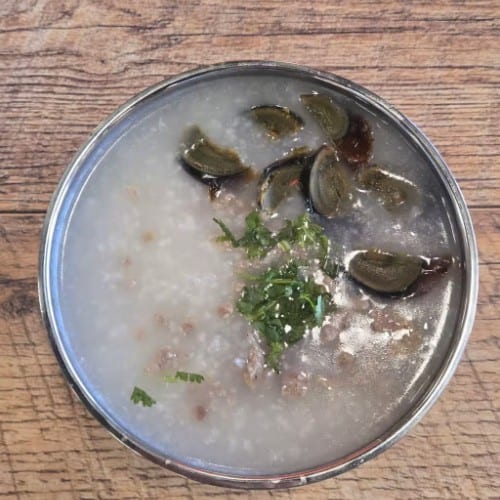 C6. Cháo Trứng Bách Thảo / Cháo Porridge Preserved Egg & Lean Pork Porridge / 皮蛋瘦肉粥.