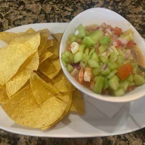 Prawn Ceviche.