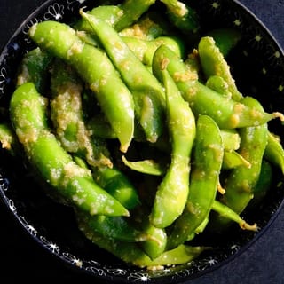 Garlic Edamame