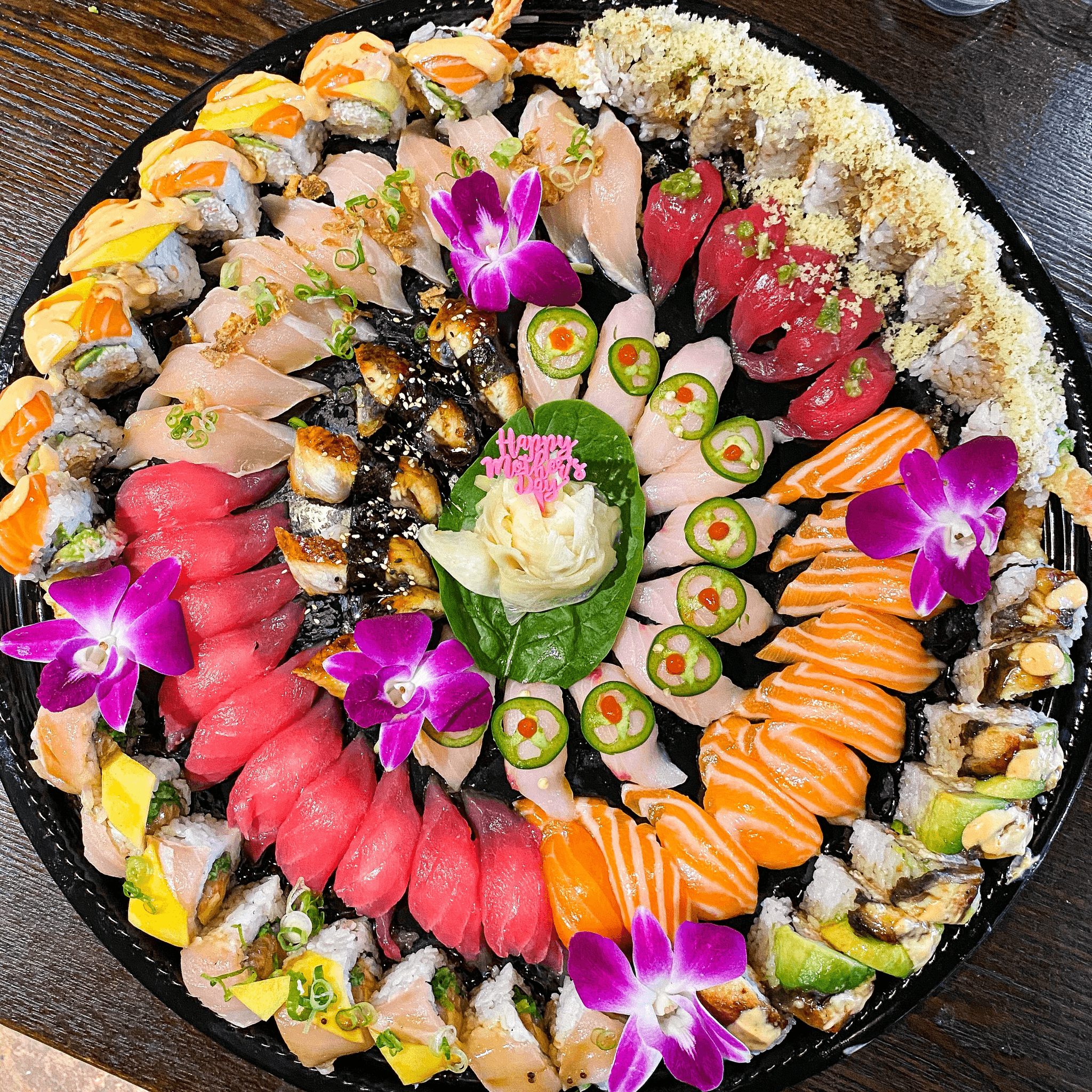Mixed Sushi Platter.