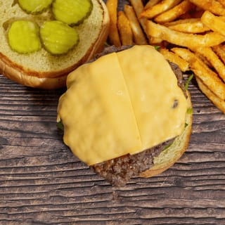 Double Cheese Burger (1 Lb Angus Beef)