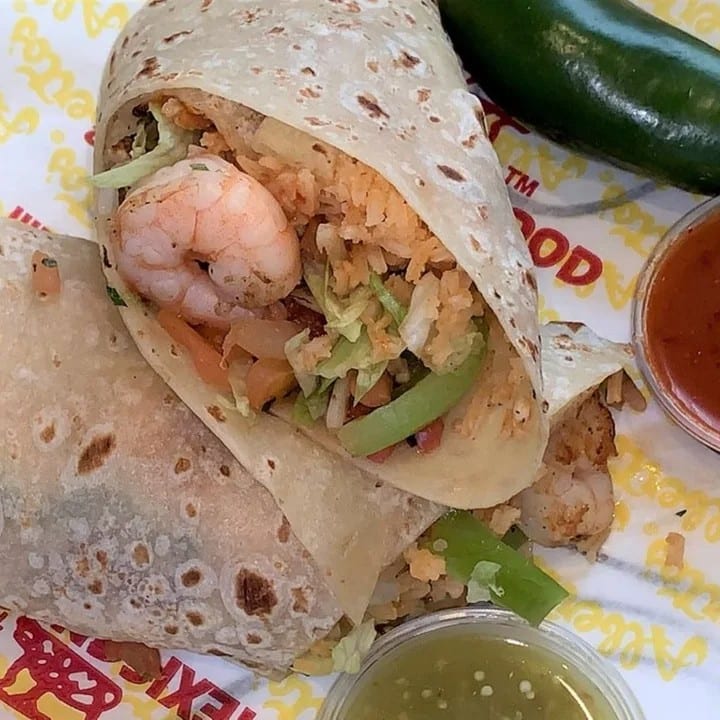 Shrimp Burrito.