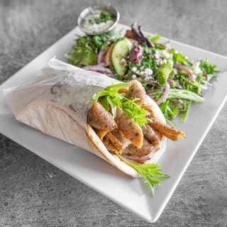 Chicken Gyro Sandwich Plate