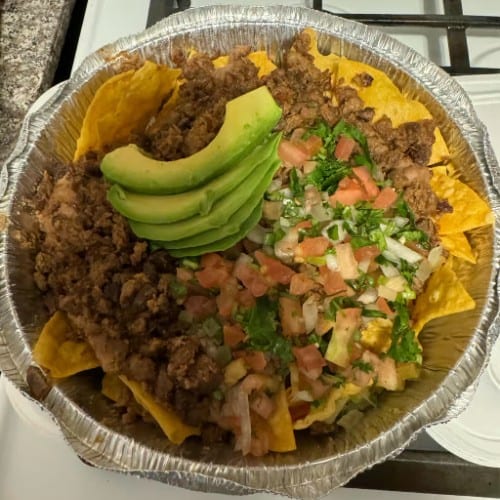 Nachos with Meat.