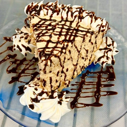Homemade Whipped Peanut Butter Pie.