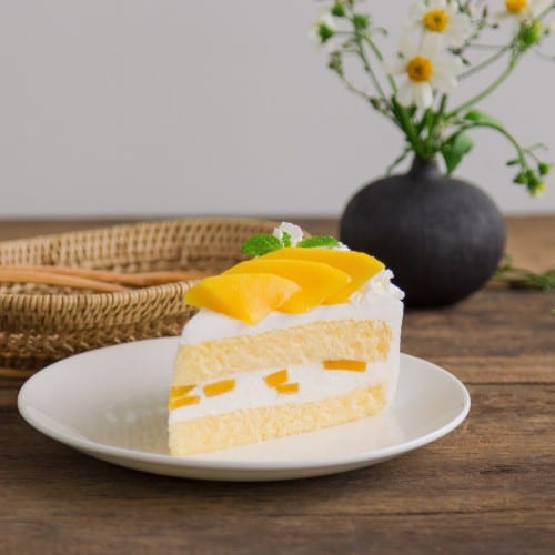 Mango Mousse Cake.