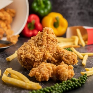 Fried Chicken (4) & Biscuit (1) Special