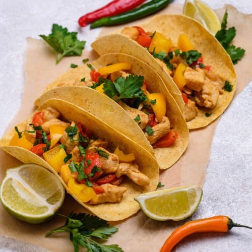 Shrimp or Fish Tacos.
